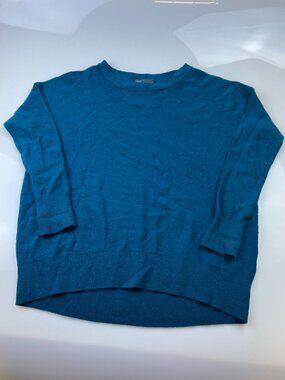 Vince Teal Drop-Shoulder Merino Wool-Blend Sweater N254-27